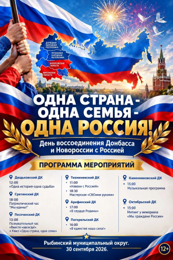 День воссоединения Донбасса и Новороссии с Россией